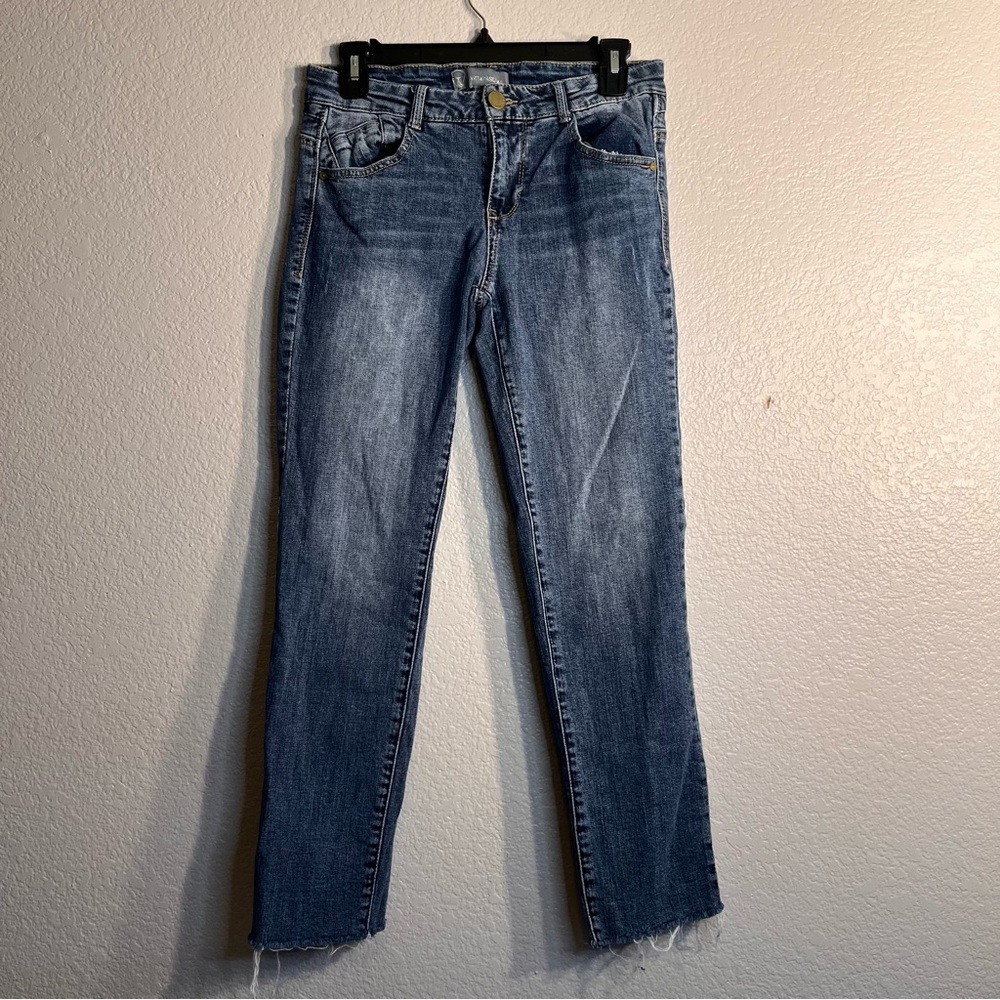 Wit & Wisdom Straight Leg Blue Jeans Size 2